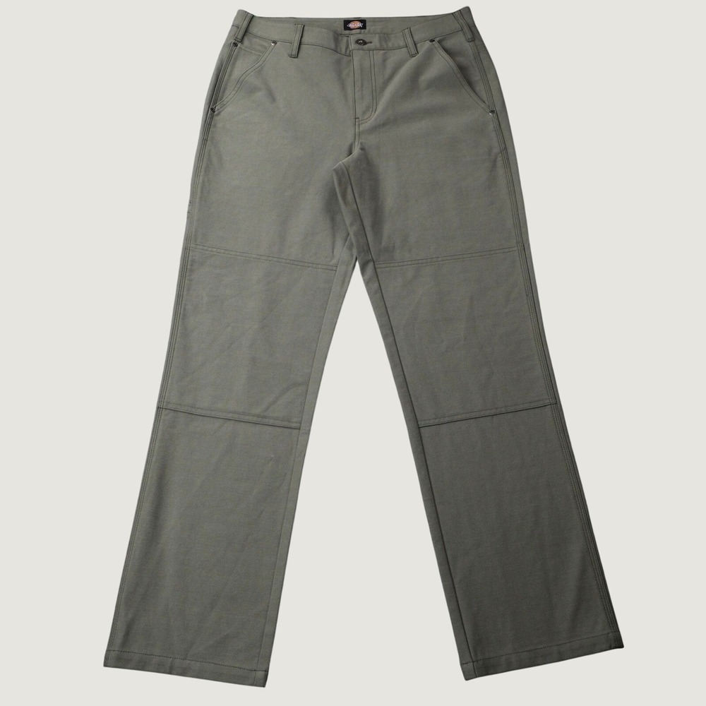 Dickies Double Knee Work Pants 32x32 Olive Green Stretch Utility Skater 2029485